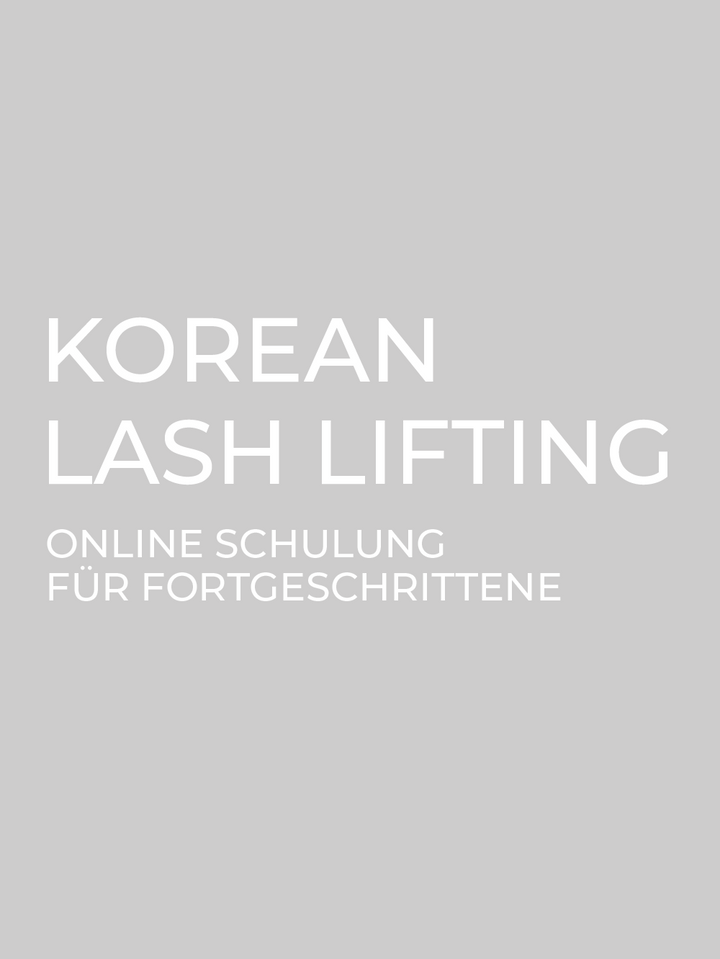 Translation missing: en.Korean Lash Lifting Online Schulung