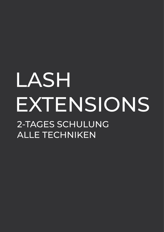 Translation missing: en.Lash Extensions (alle Techniken) Schulung