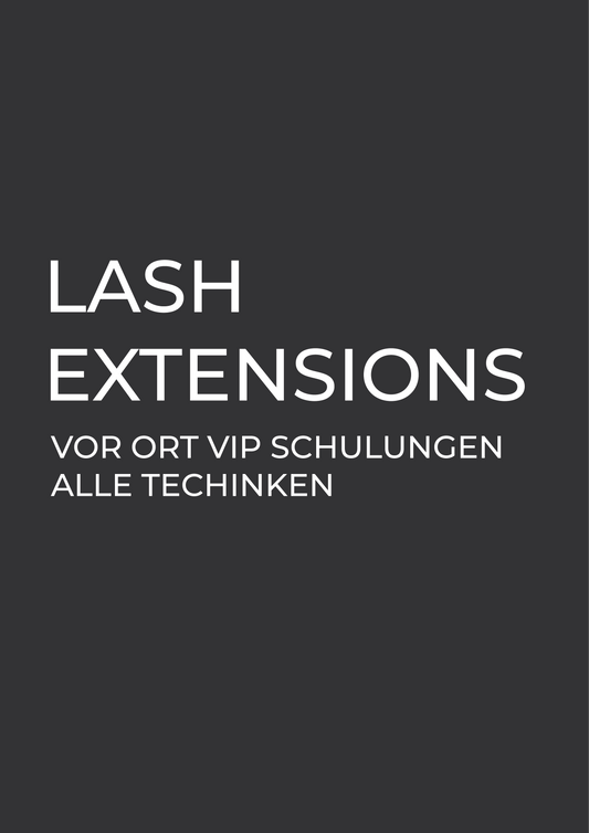 Lash Extensions (alle Techniken) Schulung VIP