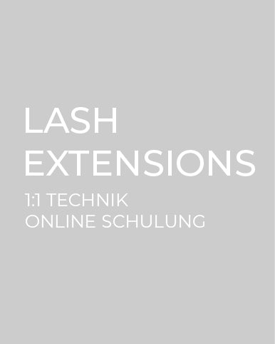 Translation missing: en.Lash Extensions (1:1 Technik) Online Schulung