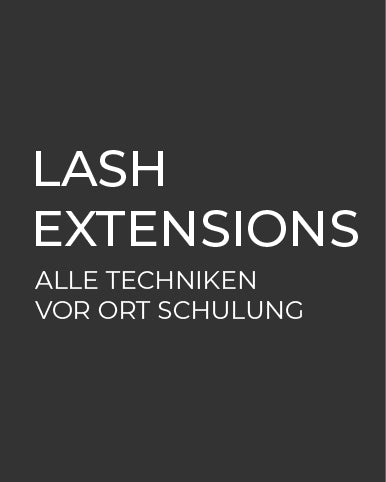 Lash Extensions (alle Techniken) Schulung