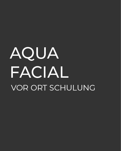 Aqua Facial Schulung