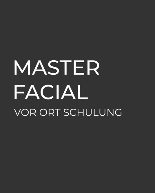 Translation missing: en.Master Facial Schulung - Aqua Facial, Micro Needling, Lachs DNA, Dermaplaning, Rotlichttherapie